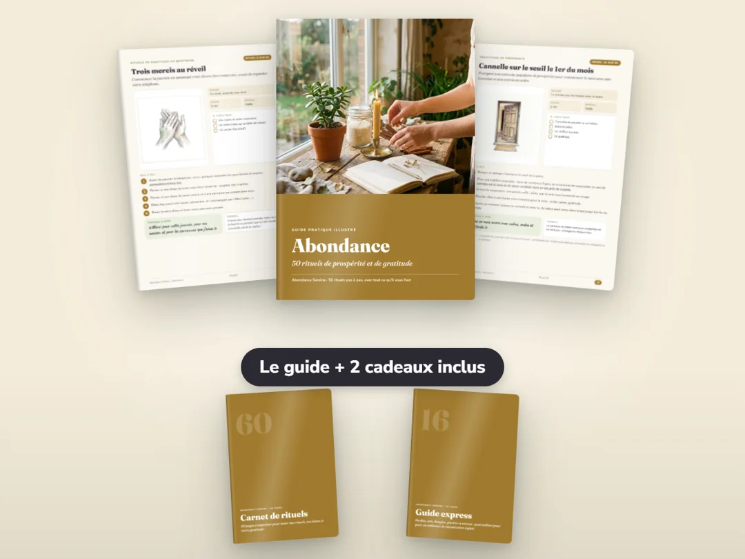 Abondance : le guide de 50 rituels et les 2 cadeaux